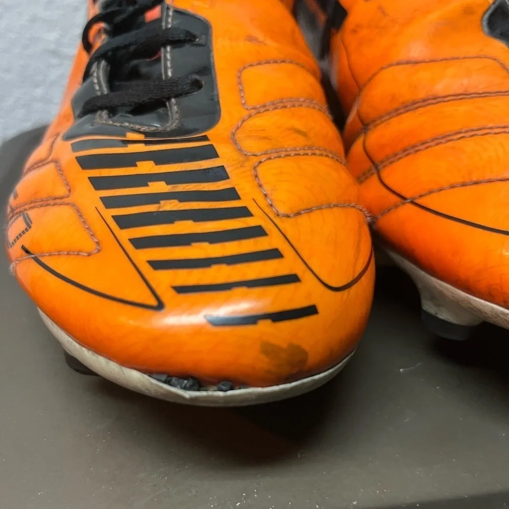 Adidas Classic Orange. & Black Footwear. Cleats